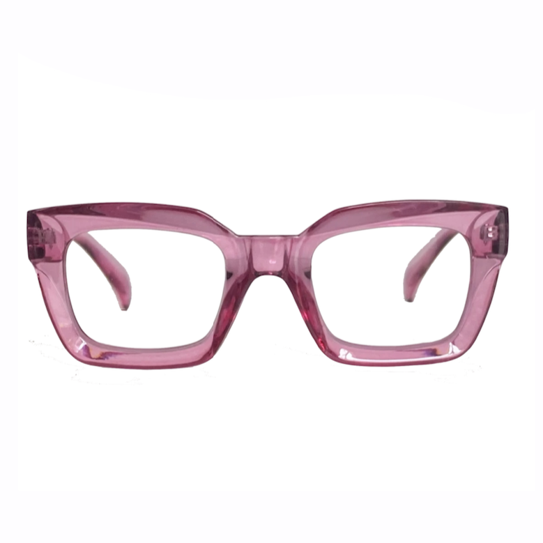 Canberra Reading Glasses | Pink Crystal Canberra Reading Glasses | Pink Crystal