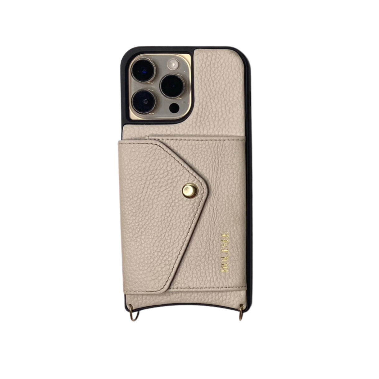 IPhone Case with Snap Closed Pocket