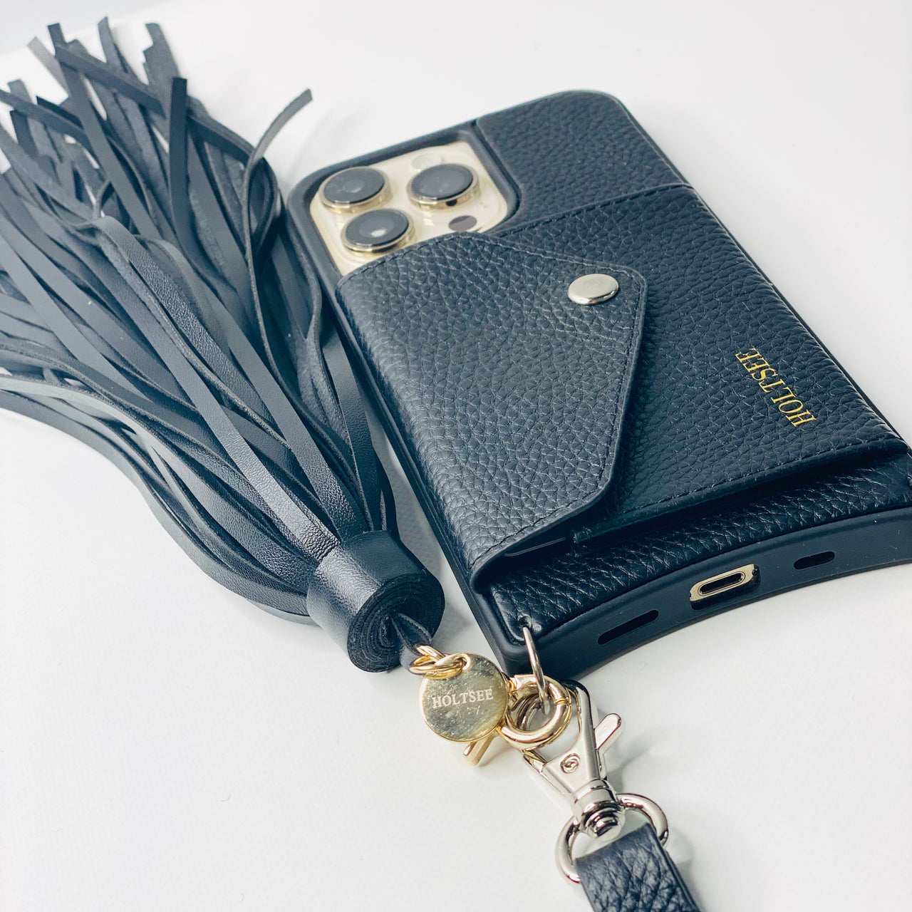 Diva IPhone Case with Crossbody Diva Strap + Removable Tassel